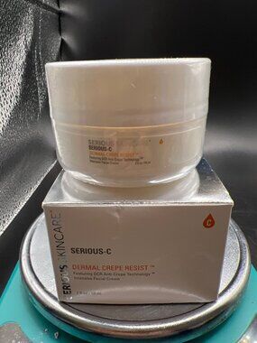 Sealed Serious Skincare Serious-C Dermal Crepe Resist Intensive Facial Cream 2oz